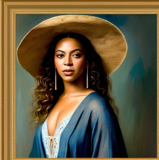 Nếu sống ở quá khứ, nữ ca sĩ Beyoncé vẫn sở hữu dung mạo nổi bật và có phong thái đậm chất nghệ sĩ.