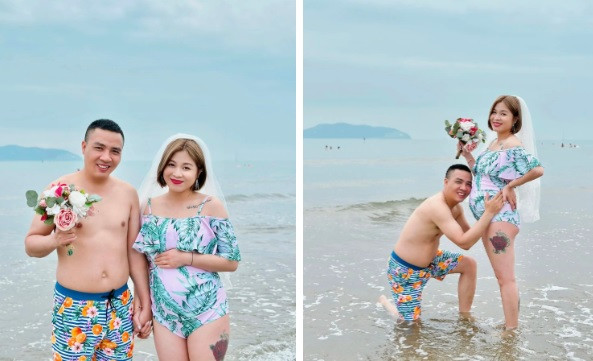 MC Hoàng Linh khoe bụng bầu bên chồng, dân mạng hỏi câu bất ngờ - Hình 2 MC Hoang Linh khoe bung bau ben chong, dan mang hoi cau bat ngo-Hinh-2