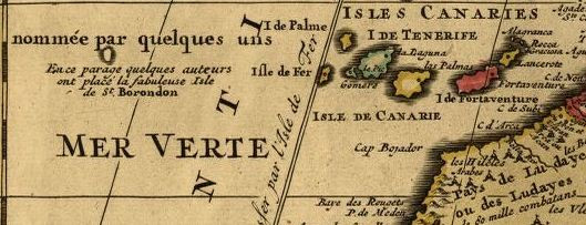 Hòn đảo St. Brendan cũng xuất hiện trong các bản đồ thế kỉ 17 của Mercator và Ortelius. Theo các tấm bản đồ, hòn đảo tuyệt đẹp này nằm ở phía Tây Canaries, Tây Ban Nha.