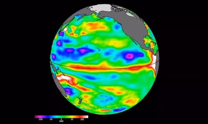 Các chuyên gia của NASA đã phát hiện dấu hiệu sớm của El Nino từ vũ trụ sau khi phân tích dữ liệu từ vệ tinh Sentinel-6 Michael Freilich chuyên theo dõi mực nước biển.