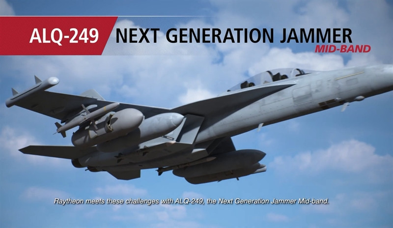 Theo thông tin được Raytheon công bố, cơ bản NGJ-MB là hệ thống radar mảng định pha chủ động (AESA) có khả năng quét đồng thời ở nhiều tần số khác nhau. Mỗi máy bay EA-18G trong tương lai sẽ được lắp đặt 3 hệ thống NGJ-MB ở hai bên cánh và mấu treo ngay dưới bụng máy bay.