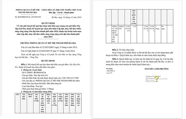 Vi sao goi thau thay the den chieu sang tai TP Ba Ria bi kien nghi?-Hinh-3