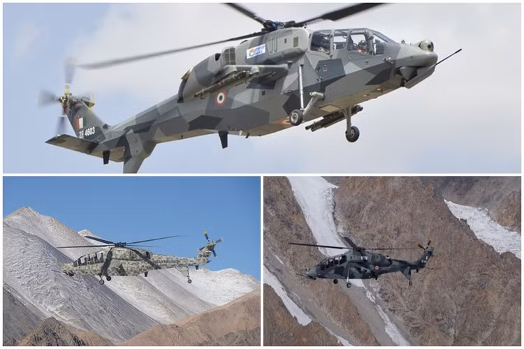 Chiếc LCH được tích hợp 2 động cơ turboshaft HAL/Turbomeca Shakti do Ấn Độ và Pháp hợp tác sản xuất. Động cơ này có công suất 1.430 mã lực, cho tốc độ tối đa 268 km/h, trần bay 6.500 m, dự trữ hành trình 700 km.