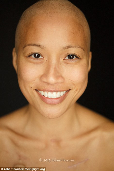 Nụ cười lạc quan rạng rỡ.