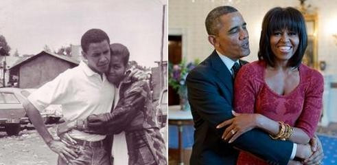 Hôm 3/10, vợ chồng tổng thống Mỹ chia sẻ hai bức ảnh chụp khoảnh khắc lãng mạn của họ nhân kỷ niệm 23 năm ngày cưới. Theo Obama, bất cứ gia đình nào cũng có lúc sóng gió, nhưng điều quan trọng nhất để giữ lửa hôn nhân là sự tôn trọng và yêu thương lẫn nhau. Ảnh: Twitter Nhà Trắng.