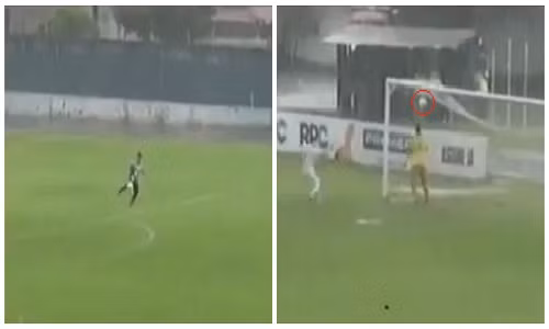 Kinh ngac thu mon ghi ban tu khoang cach hon 100m