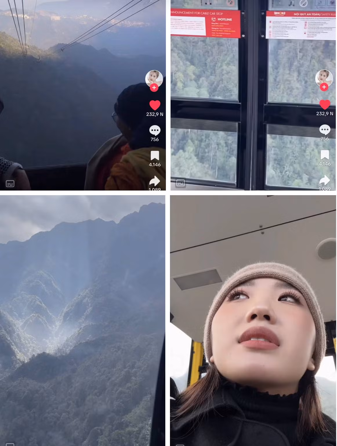 Tuy nhiên, do sự cố mất điện lưới nên cáp treo đã tạm dừng giữa chừng khiến cặp đôi cảm thấy sợ hãi ở cảm giác lơ lửng giữa rừng núi. Trước sự cố này, khu du lịch sau đó đã sử dụng hệ thống thuỷ lực để đưa toàn bộ khách về ga an toàn.