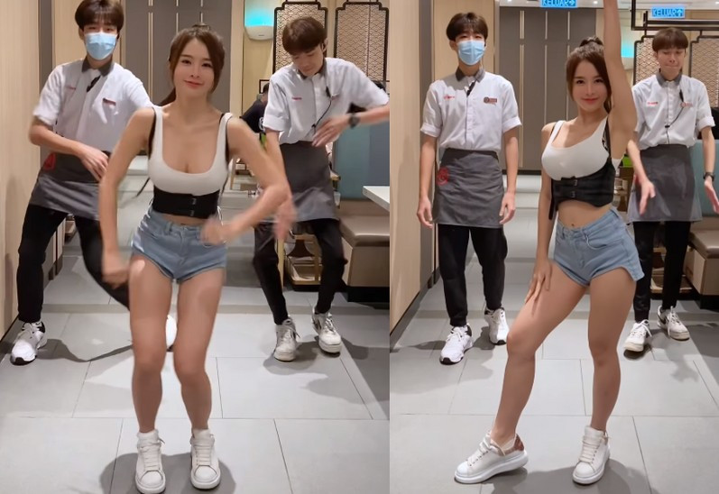 Sau khi clip chia sẻ rộng rãi trên mạng xã hội, danh tính của cô gái cũng được tiết lộ. Đó là Valent Woo - nữ DJ nổi tiếng người Malaysia.