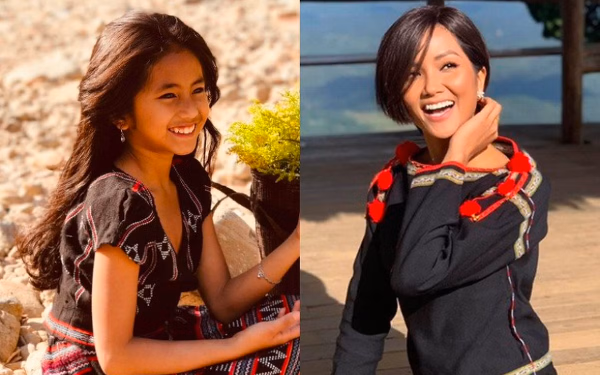 Với diện mạo ưa nhìn này, cô bé Pa Cô Khánh Huyền được mệnh danh là "bản sao" nhí hoàn hảo của hoa hậu H'Hen Niê.