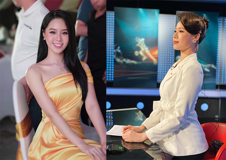 Khác với hình ảnh nữ tính, nghiêm túc trên sóng truyền hình, Bảo Châu bên ngoài lại là cô nàng cá tính, tự tin theo đuổi phong cách thời trang gợi cảm, quyến rũ. Ảnh: FBNV