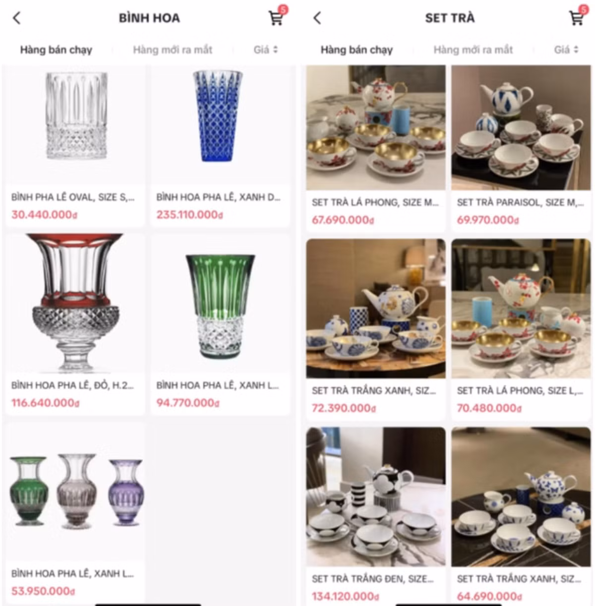 Các món đồ như nến thơm, khay đựng đồ...lên đến hàng chục, thậm chí cả trăm triệu đồng. Nhiều người cho rằng, chắc không có ai đủ dư giả để ''chốt đơn'' những món đồ "trên trời" này.