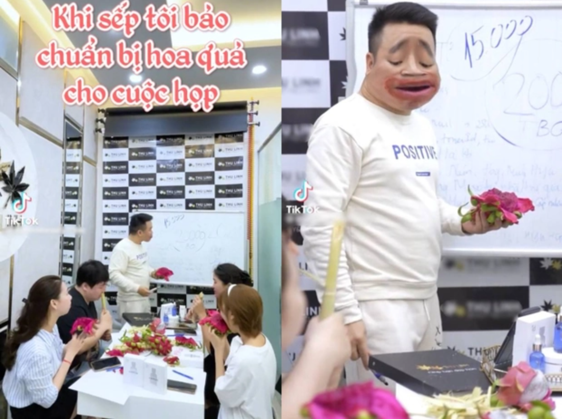 Thời gian đầu khi trend này bùng nổ, mía được xem là một trong những món thống trị phòng họp bởi vì khó cắn, nhai lâu lại còn mất thời gian nhả bã.