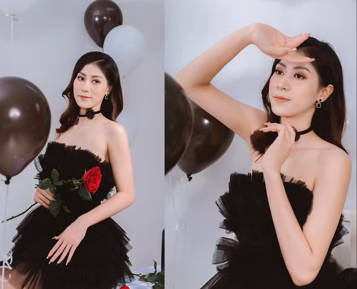 Ngay cả khi tập trung thi đấu trên sân, Kiều Trinh luôn nhận được sự chú ý từ người hâm mộ vì ngoại hình nổi bật, cuốn hút. Ảnh: FBNV