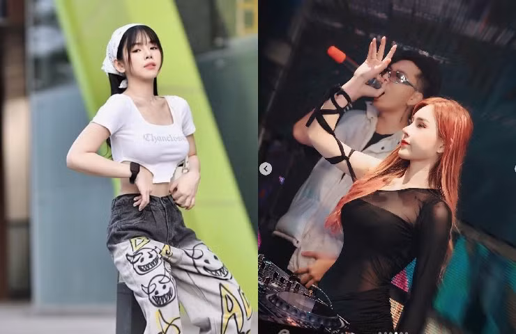 Mie và T-Tina là hai " búp bê làng DJ" nhận được rất nhiều sự quan tâm của công chúng vì vẻ ngoài xinh đẹp cùng gu ăn mặc quyến rũ.