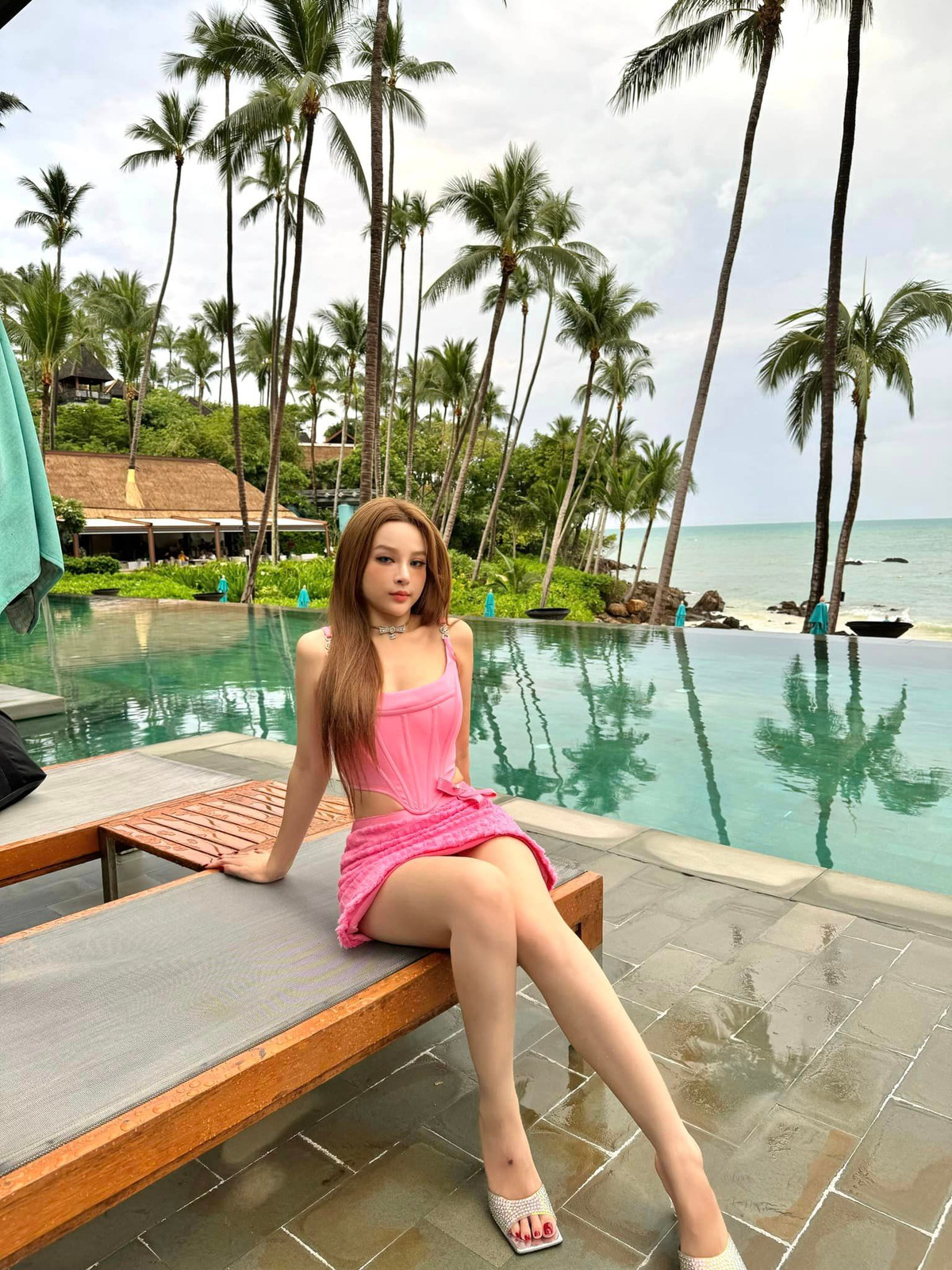 Bước sang tuổi 34, Huyền Baby còn khiến nhiều người trầm trồ vì thân hình nóng bỏng "vượt thời gian". Ảnh: FBNV