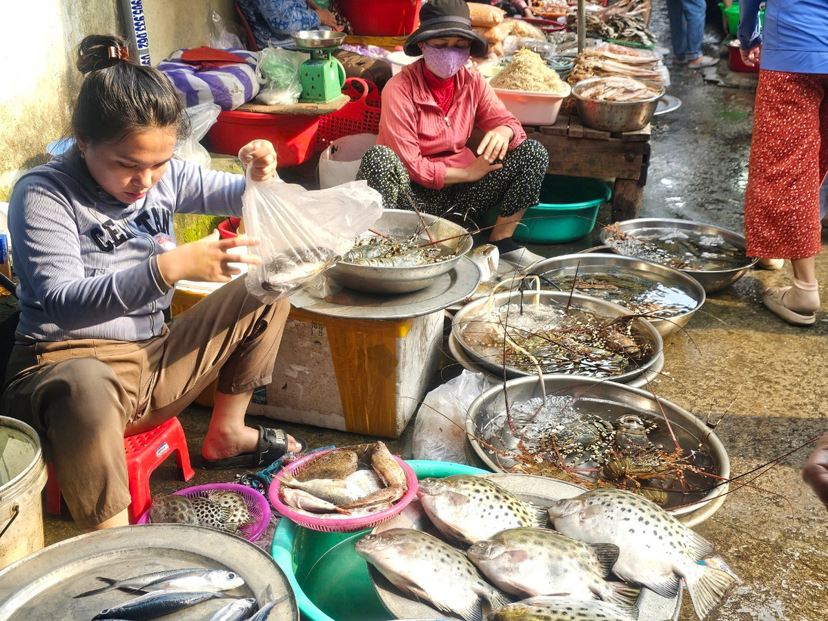 Nhiều người dân địa phương cho biết, chợ Chiều Đà Nẵng là địa chỉ hấp dẫn để mua hải sản "bao ngon" vào buổi chiều.