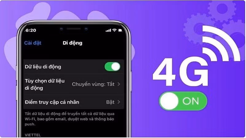 Mach ban cach kiem tra dung luong 4G da su dung tren iPhone