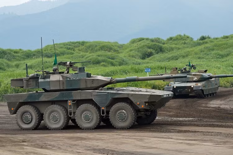 Pháo cỡ 105mm có nòng dài 52 lần cỡ nòng chủ yếu dùng pháo L7 của Anh, được trang bị phanh hãm để giảm độ giật.