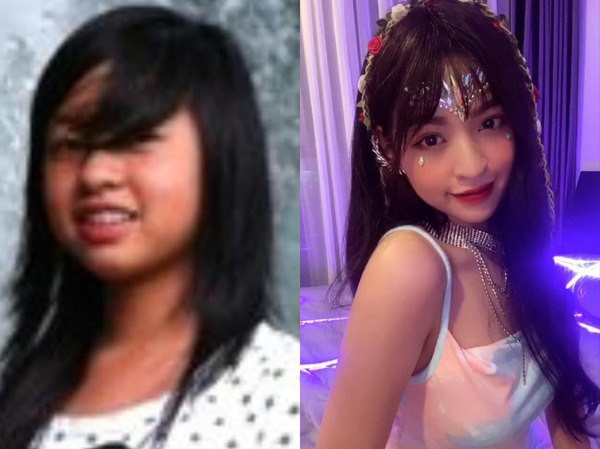 Nhan sắc thời quá khứ của Thanh Tâm khác biệt với khuôn mặt tròn vành vạnh, má phúng phính và nước da ngăm đen.