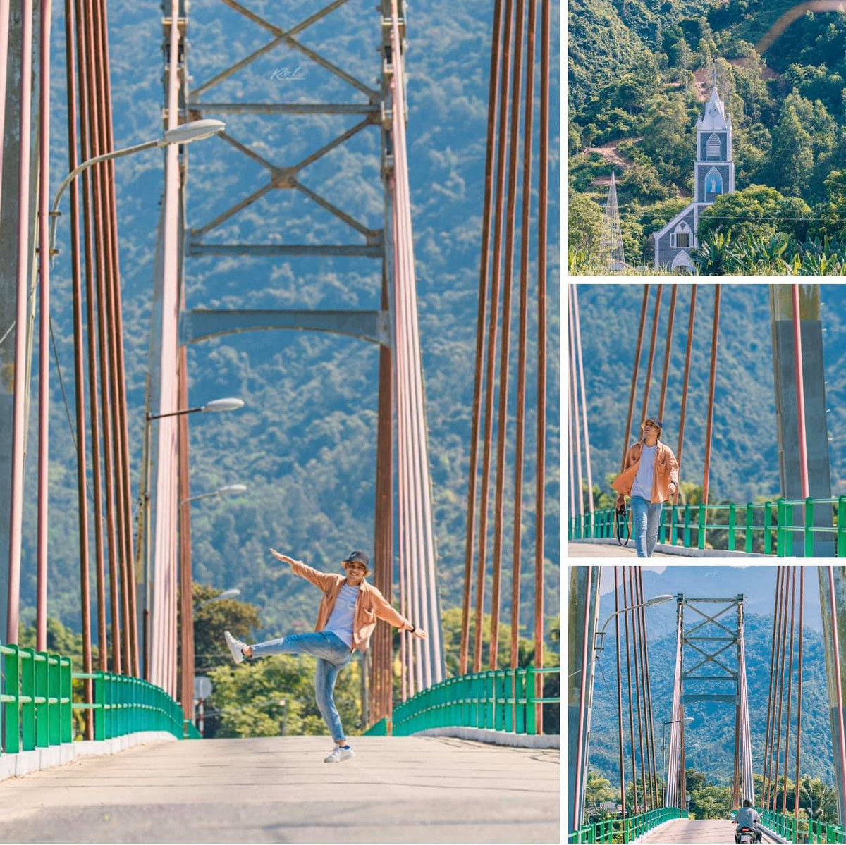 Hòa Bắc là vùng đất hoang sơ nằm sâu trong ngoại thành Đà Nẵng. Nơi đây là một vùng quê yên bình, một vựa mía tuyệt ngọt. Chiếc cầu treo tại đây là địa điểm check in khá thú vị.