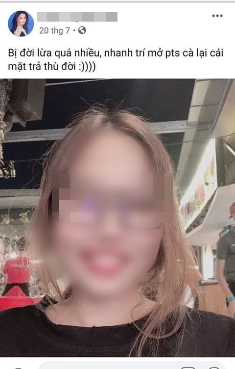 Chân dung cô gái sau khi bị cộng đồng mạng tìm ra.