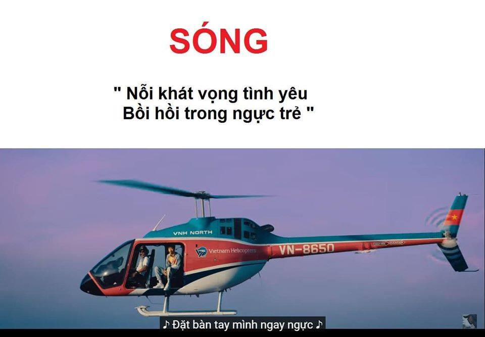 Với câu hát "Đặt bàn tay mình ngay ngực" cư dân mạng cũng có thể liên tưởng đến ngay bài "Sóng" của nhà thơ Xuân Quỳnh.