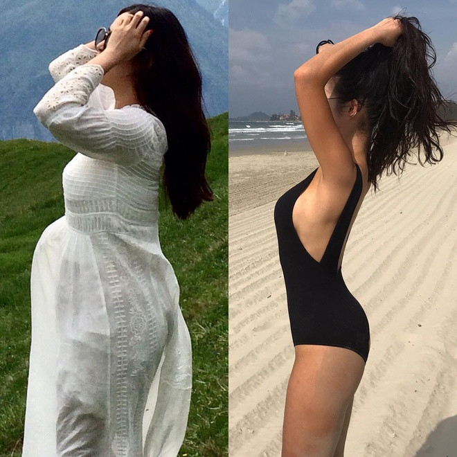 Sau 2 năm áp dụng chế độ ăn kiêng, hot girl Hàn giảm được hơn 20 kg song cô vẫn chưa thực sự hài lòng với vóc dáng của mình. Goo Nii Ni bắt đầu quá trình luyện tập nhiều môn thể thao với mục tiêu đạt được thân hình chuẩn chữ S.