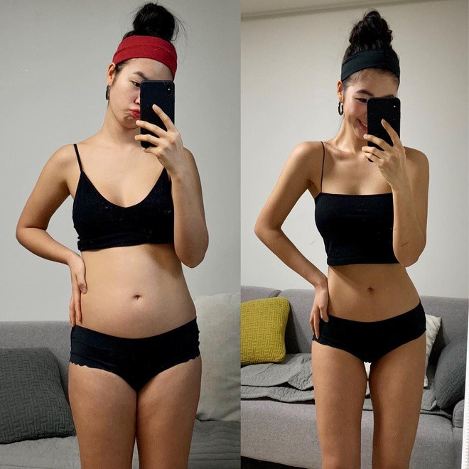 "Thời trung học, tôi từng bị nhiều người trêu chọc vì thân hình quá khổ và gương mặt đầy mụn. Lúc đó tôi chưa ý thức về chuyện giảm cân, giữ dáng. Nhưng khi gặp một số vấn đề về sức khỏe, tôi quyết tâm thay đổi", 9X cho biết.