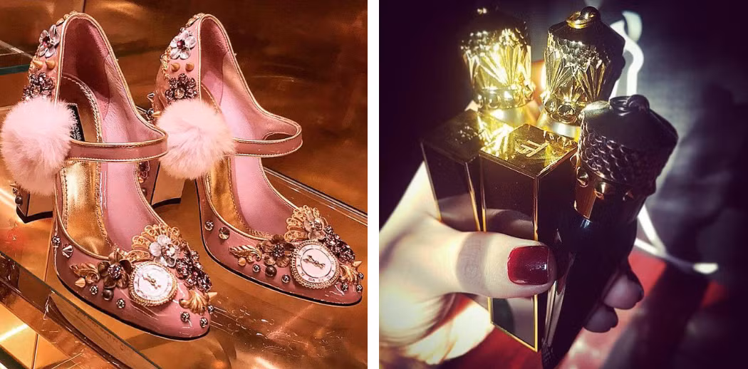 Cô sở hữu nhiều trang phục và giày, túi,... đến từ các hãng thời trang cao cấp.