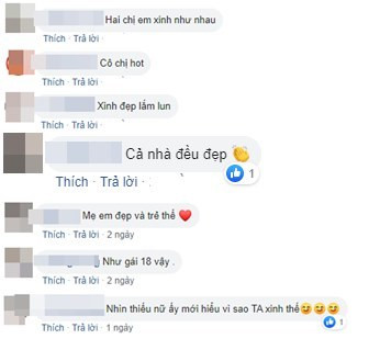 Chiêm ngưỡng ngoại hình của ba mẹ con gia đình Trâm Anh, rất nhiều người đã dành lời khen bên dưới những tấm hình. Rõ ràng là nếu bỏ qua những thị phi mà Trâm Anh liên quan thì có thể nói hot girl sở hữu nhan sắc khá ưa nhìn, lại thêm cả mẹ và chị gái cũng vậy nên chẳng trách mà dân tình ghen tỵ vì gen gia đình quá đẹp.
