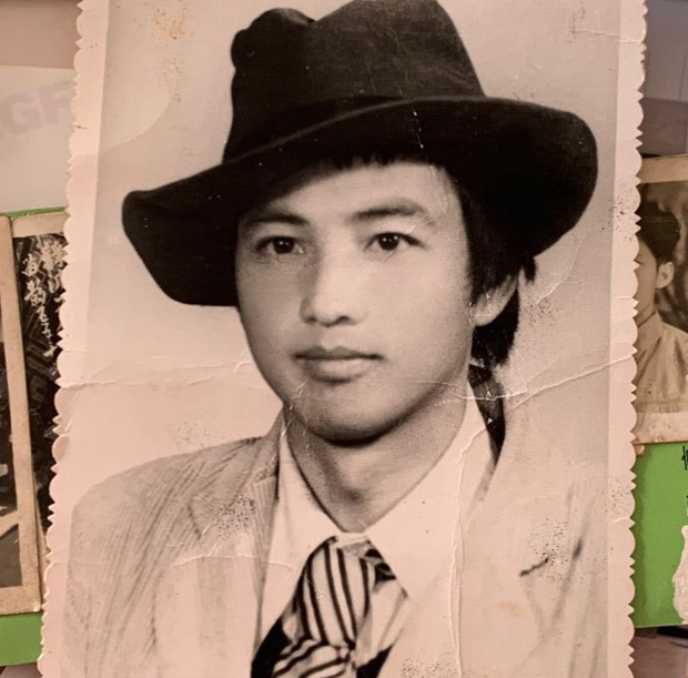 Cậu của Yoki hồi trẻ trông rất phong độ.