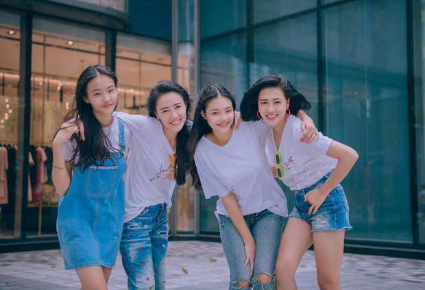 Trong số những chị em, Tâm sở hữu chiều cao đáng ngưỡng mộ.