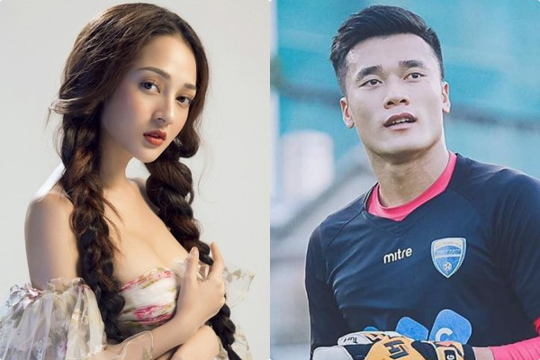 Nữ ca sĩ Bảo Anh cũng từng vướng vào tin đồn hẹn hò với "chàng thủ môn quốc dân". Cặp đôi này bị nghi vấn có tình cảm đặc biệt khi hai người đóng chung một MV quảng cáo.