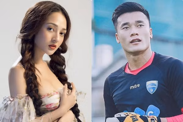 Nữ ca sĩ Bảo Anh cũng từng vướng vào tin đồn hẹn hò với "chàng thủ môn quốc dân". Cặp đôi này bị nghi vấn có tình cảm đặc biệt khi hai người đóng chung một MV quảng cáo.