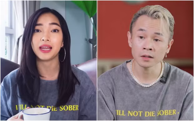 Thậm chí cư dân mạng còn tìm ra hình ảnh Binz và Châu Bùi mặc áo giống nhau và dấy lên nghi vấn hẹn hò của cặp đôi này.