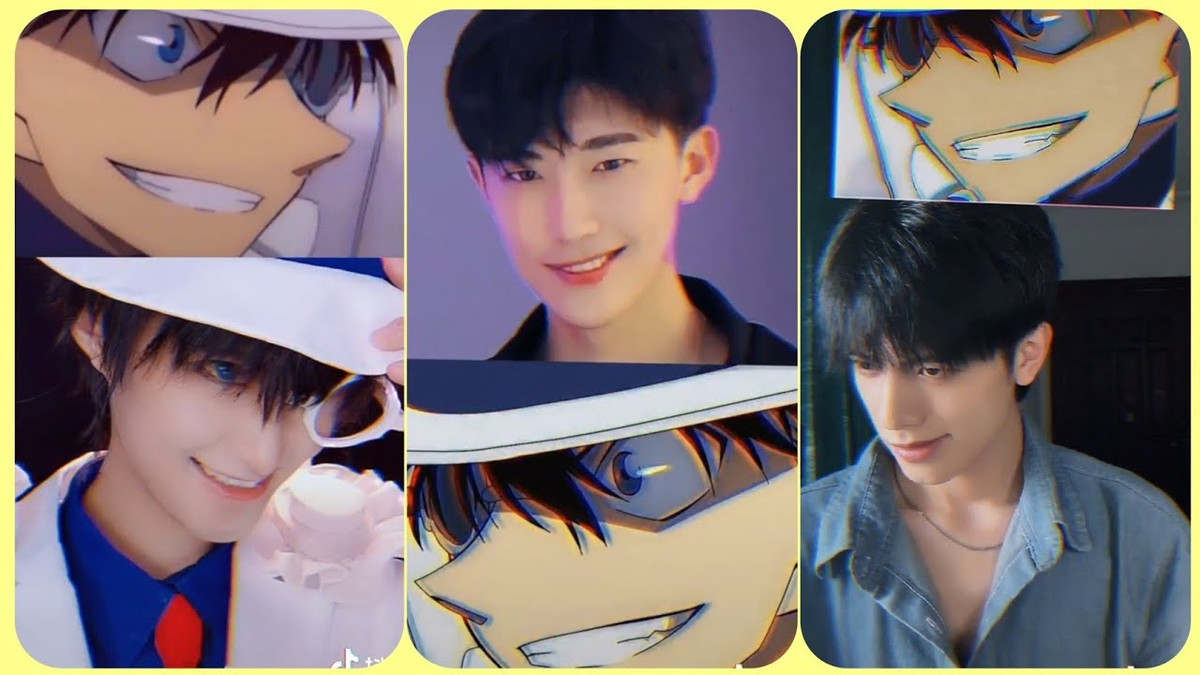 Để có được những hình ảnh đẹp các TikToker chỉ cần cosplay lại nụ cười của nhân vật Kaito Kid là có ngay màn "sống ảo" thu hút nhiều người xem trên MXH này.