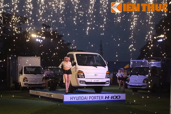 Hyundai ra mat xe tai hang nhe Porter H100 tai Viet Nam