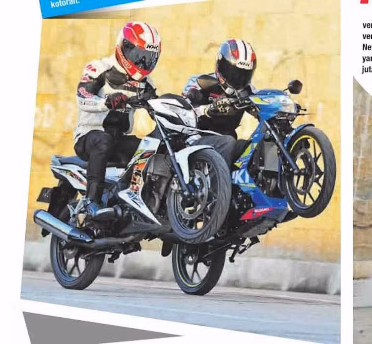 Trên bảng thông số kỹ thuật, Satria đã thể hiện ưu thế hơn Sonic với máy mạnh tới 18 mã lực, thay vì chỉ 15,7 mã lực như đối thủ. Tuy nhiên để có cái nhìn khách quan nhất về 2 mẫu xe này, một tạp chí Indonesia đã thử nghiệm kỹ càng cả hai xe trên đường đua và ghi lại thành tích của chúng.