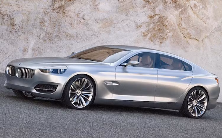2007 - BMW Concept CS: Với các kích thước tương đương với 7 Series và kiểu dáng đầy hấp dẫn của một chiếc coupe 4 cửa, rất có thể mẫu xe này đã trở thành một chiếc 7 Series Gran Coupe nếu như cuộc khủng hoảng kinh tế cuối năm 2008 không diễn ra.