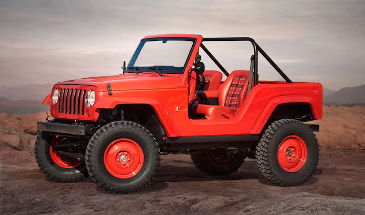 Một mẫu concept khác dựa trên Jeep Wrangler là Shortcut, được thiết kế theo chiếc Jeep CJ-5 cổ điển. Chiếc xe có thân ngắn, lưới tản nhiệt trước cùng nắp ca-po, đuôi và các vè bánh "hàng thửa".