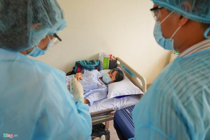 Chị Nguyễn Thị Thoa trở về từ Hàn Quốc vào ngày 28/2 và được đưa vào trung tâm cách ly theo đúng quy định.