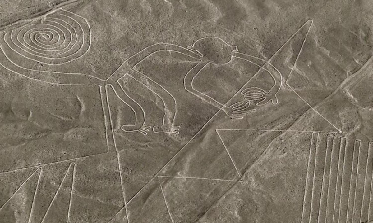 Những đường kẻ bí ẩn nằm trải dài hơn 80 km nằm giữa hai thị trấn là Nazca và Palpa trên vùng bình nguyên Pampas.