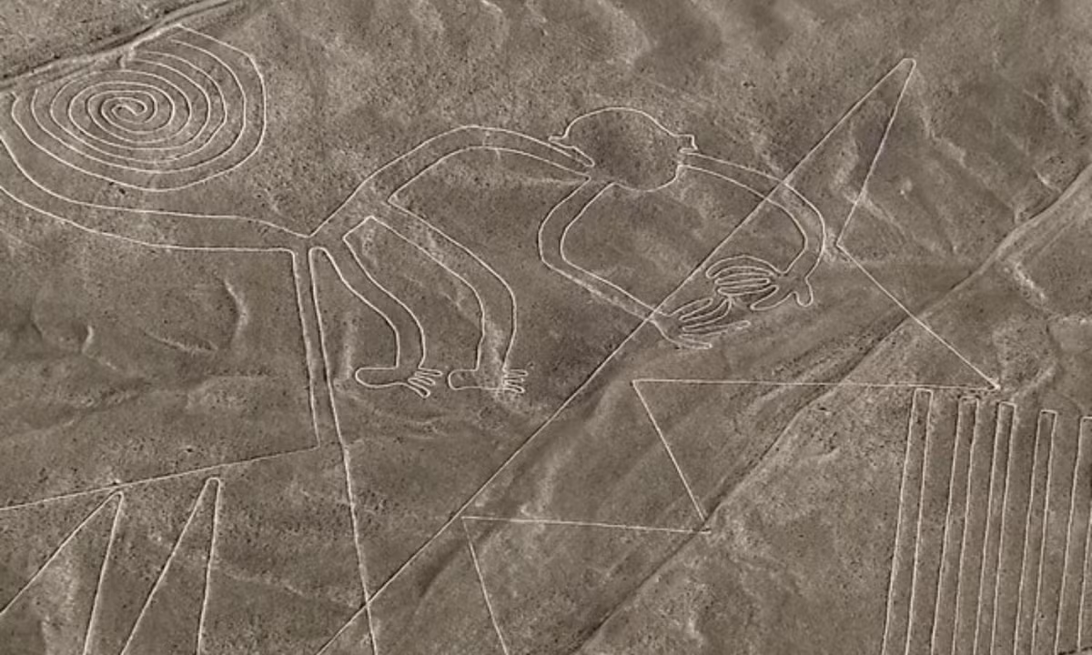 Những đường kẻ bí ẩn nằm trải dài hơn 80 km nằm giữa hai thị trấn là Nazca và Palpa trên vùng bình nguyên Pampas.