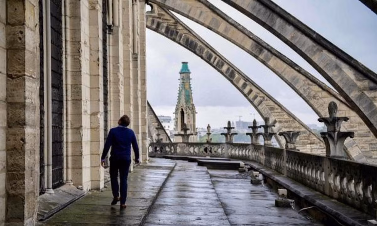 Những đường nét tinh xảo và đầy ẩn ý ở khắp nơi của nhà thờ Đức Bà. (Nguồn: francetvinfo.fr)