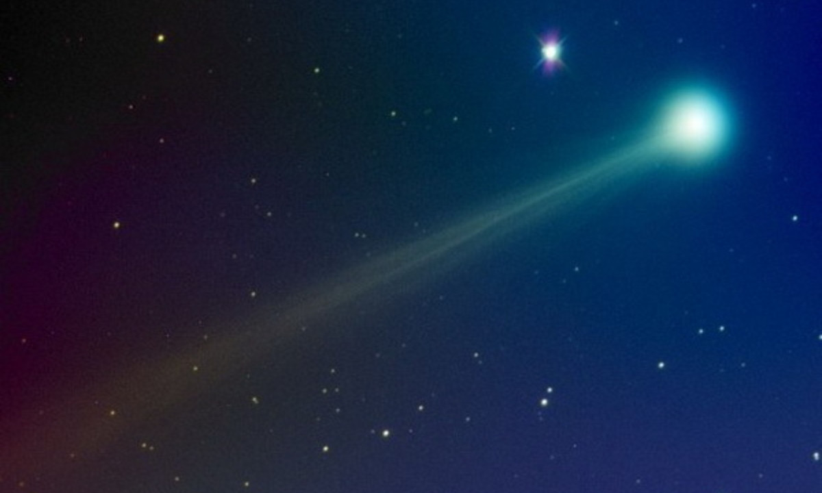 6. Sao chổi ISON: là một sao chổi có quỹ đạo rất gần Mặt Trời do hai nhà thiên văn học người Nga - Vitali Nevski và Artyom Novichonok phát hiện vào ngày 21/9/2012. Tuy nhiên, đến ngày 28/11/2013, nó đã bị tan rã hoàn toàn. (Nguồn: Vietnamnet)