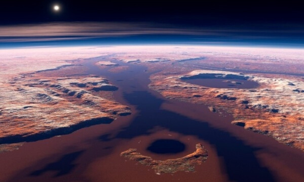 Trong thành phần khoáng chất của thiên thể này, các chuyên gia đã phát hiện ra dấu hiệu của phản ứng oxy hóa đặc trưng cho nước. Theo nhận định của một trong những tác giả nghiên cứu, hiện tượng này có thể xảy ra nếu trên bề mặt hoặc trong lòng sao Hỏa 4,4 tỷ năm về trước từng có nước tồn tại. (Nguồn: NTD Việt Nam) 