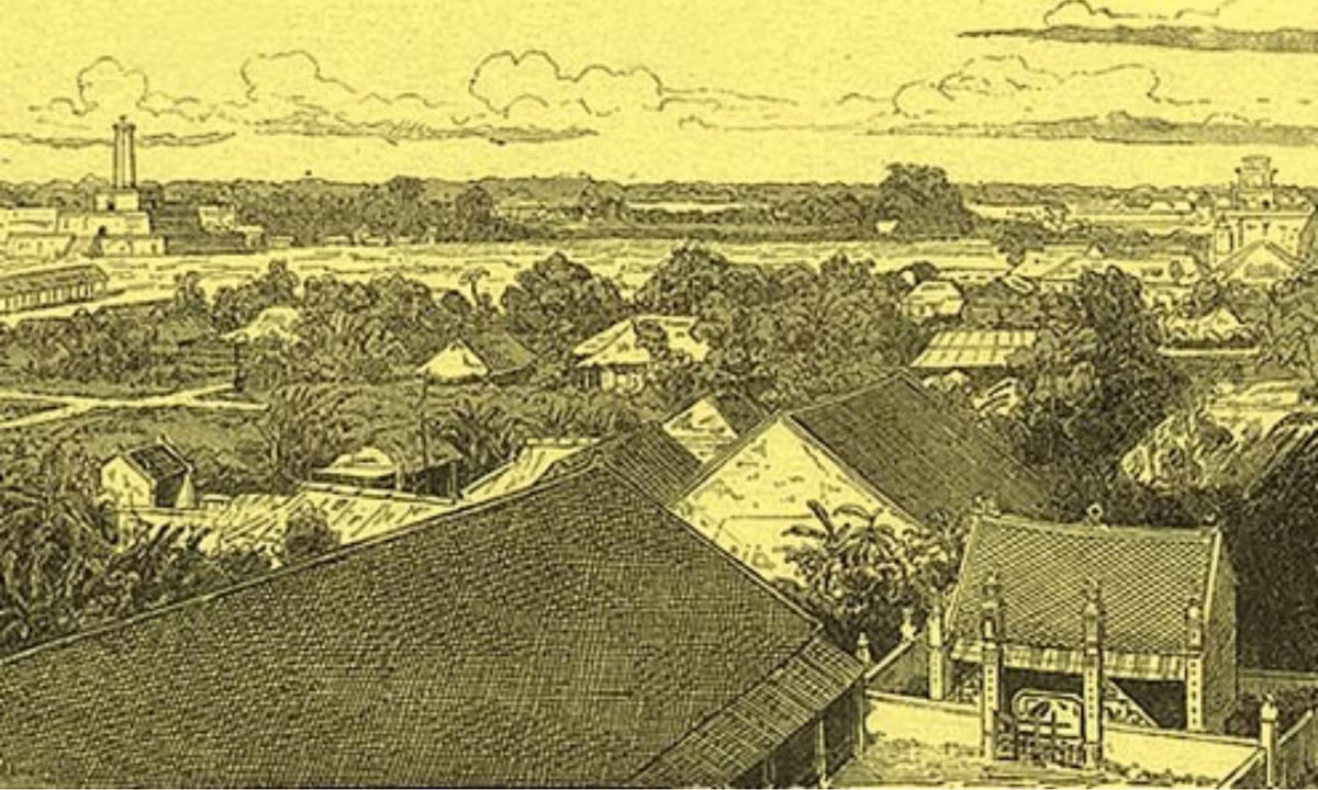 Toàn cảnh bên trong Hoàng thành. 