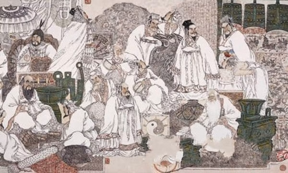 Trùng hợp 3: Thời kỳ hưng thịnh của văn hóa Hy Lạp, La Mã cổ và thời kỳ Chiến Quốc Xuân Thu Trung Quốc. Thời đại huy hoàng của phương Đông và phương Tây về mặt học thuật đều sinh ra các trường phái tư tưởng.