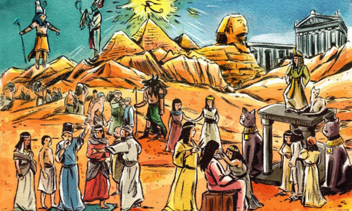 Kể từ khi được thống nhất, Ai Cập cổ đại đã trải qua ba thời kỳ hưng thịnh, bao gồm: Cổ Vương quốc (2.686-2.181 trước Công nguyên), Trung Vương quốc (2.134-1.690 trước Công nguyên) và Tân Vương quốc (1.549-1.069 trước Công nguyên). (Nguồn: Vanity Fair). 