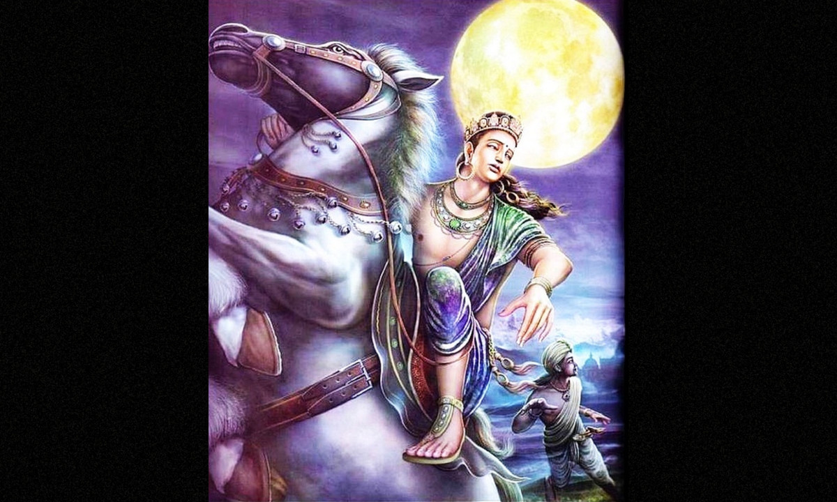 7. Ngựa Kan Tha Ka trong Phật giáo: nó được miêu tả là "có chiều dài 18 thước và có chiều cao tương xứng". Loài vật này có lông màu trắng. Kan Tha Ka là con ngựa yêu quý của Đức Phật Siddhārtha Gautama. (Nguồn: Zing News)